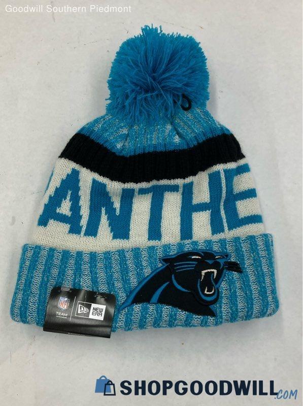 Nwt New Era Women's Blue White Black Nfl Carolina Panthers Pom-pom ...