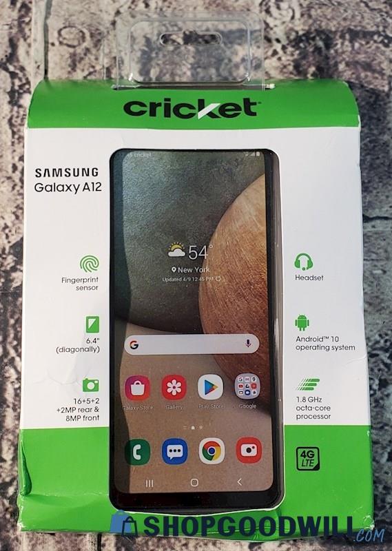 Cricket Samsung Galaxy A12 - shopgoodwill.com