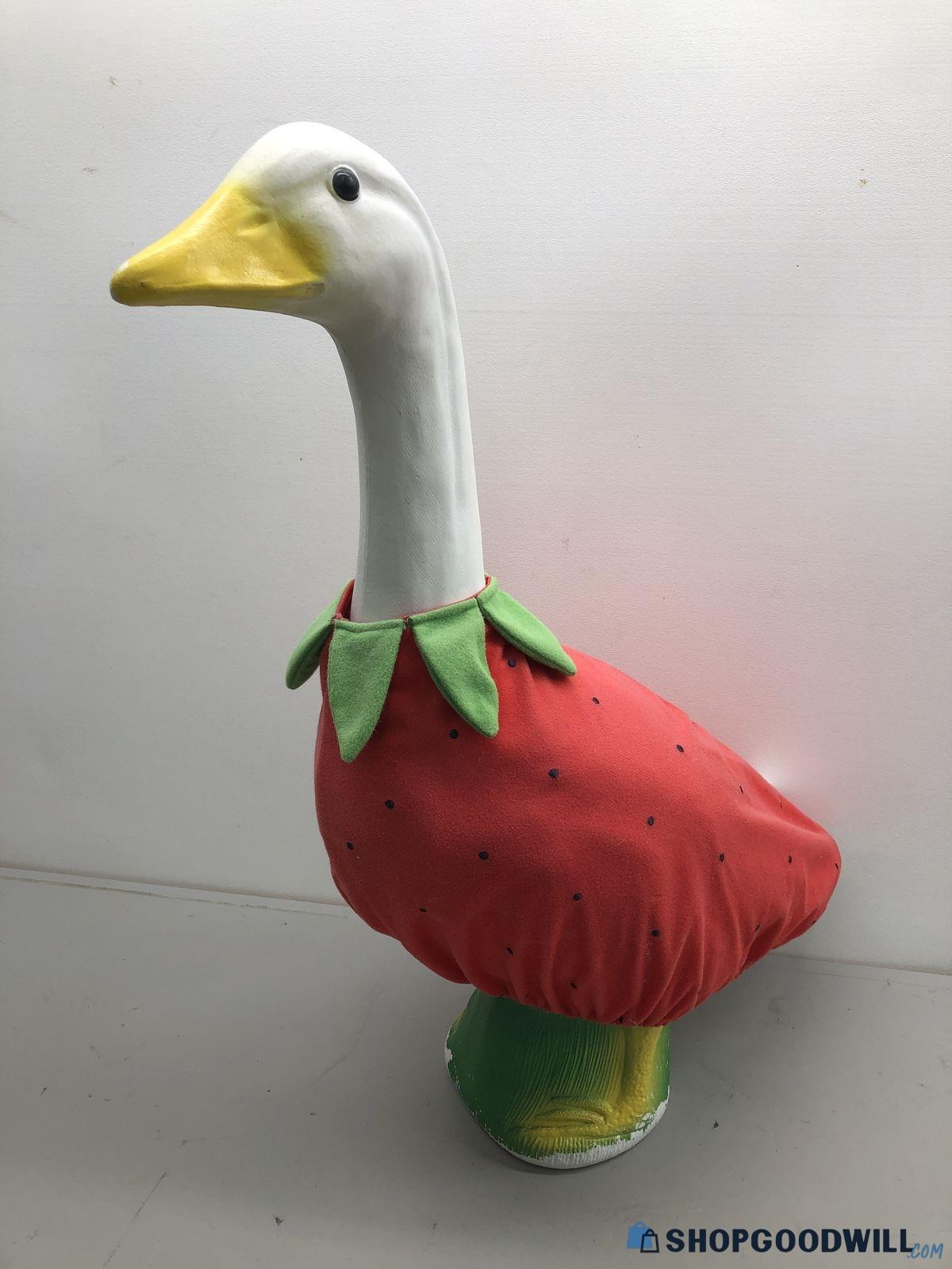 Vntg 1987 Union Products White Lawn Goose Plastic Blow Mold W ...