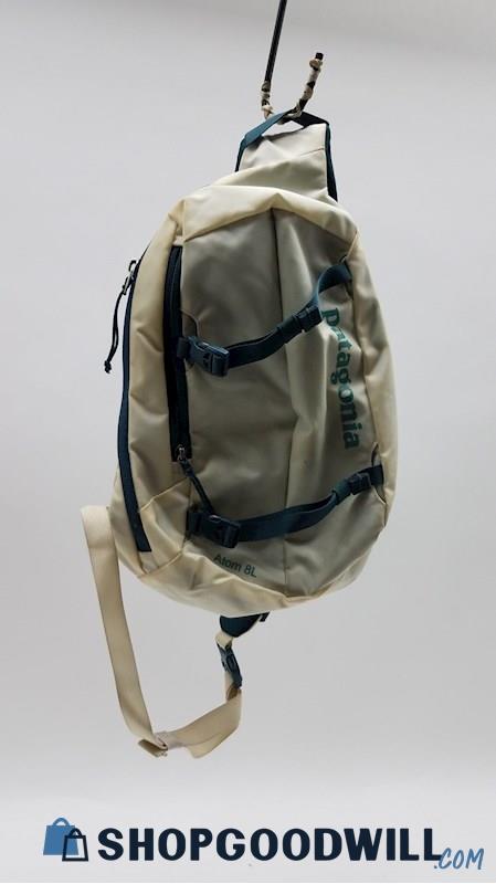 Patagonia Cream Teal Backpack 18x11in | ShopGoodwill.com