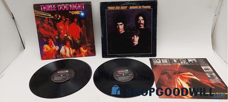 Vinyl Record 2 Set Three Dog Night -One - Suitable For Framing ...