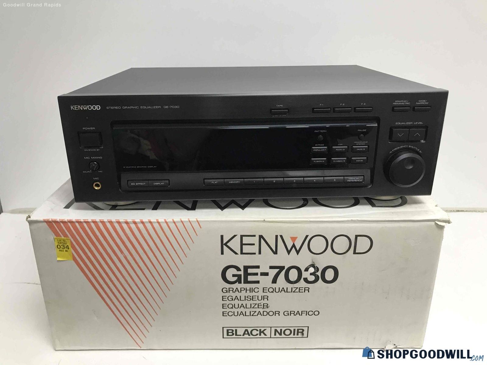 Kenwood Stereo Graphic Equalizer GE7030