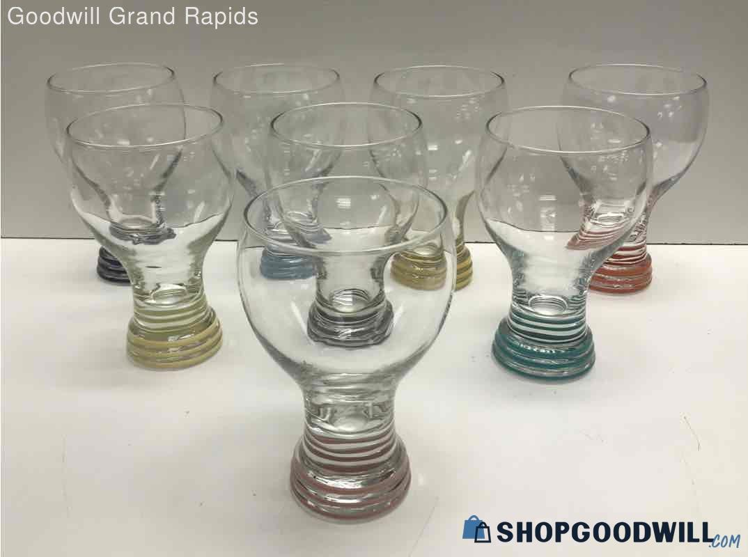 Lot Of 8 Fiesta Ware Drinking Glasses | ShopGoodwill.com