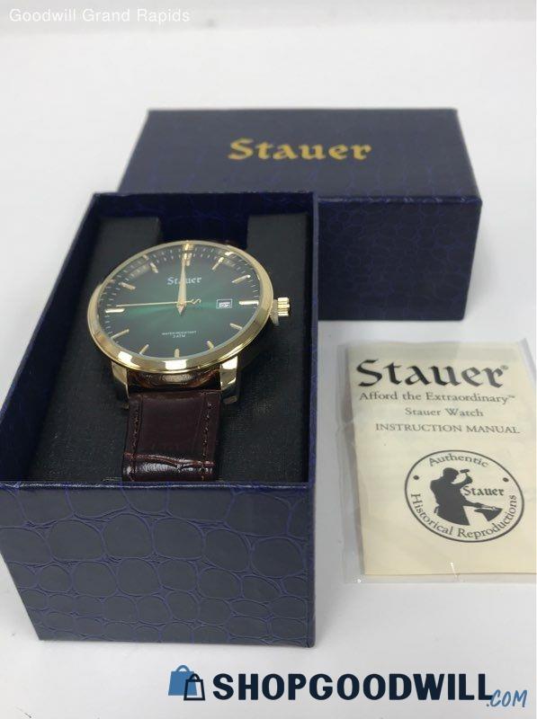 Stauer Water Resistant 3atm Watch Nwt | ShopGoodwill.com