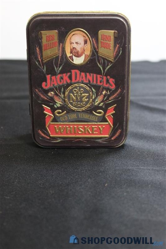 Vintage 1980 Jack Daniels tin with 2 bottles- New - shopgoodwill.com