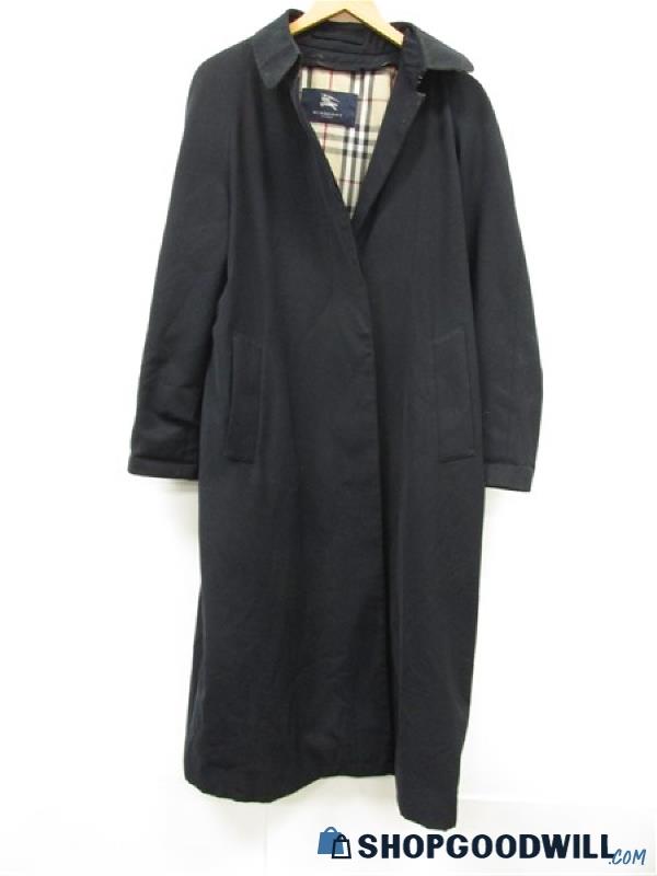 Burberry Authentic Trench Coat Long Black Women's Size 10 Regular ...