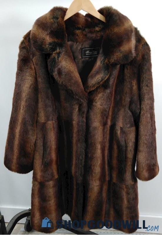 Terry Lewis Fur Coat Brown - shopgoodwill.com